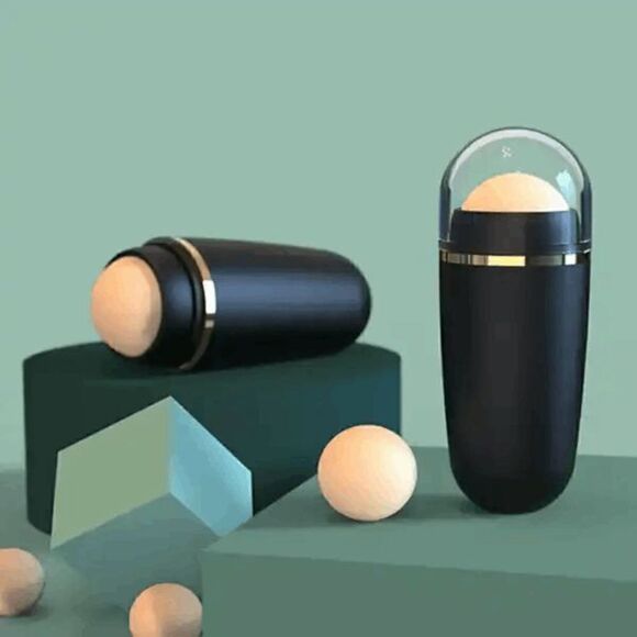 Face Oil Absorbing Roller Volcanic Stone - Picture 8 of 13